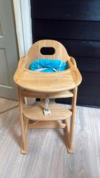 Kinderstoel Tiamo woodcollection, Kinderen en Baby's, Kinderstoelen, Ophalen, Zo goed als nieuw, Meegroeistoel, Gordel(s)