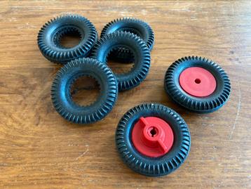 Fischertechnik banden en wielen, 7 st. beschikbaar voor biedingen