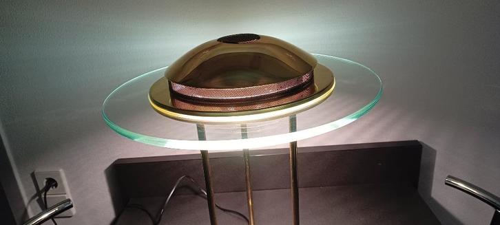 ''Saturn '' bureaulamp tafellamp - Robert Sonneman - 80 s, Huis en Inrichting, Lampen | Tafellampen, Gebruikt, Minder dan 50 cm