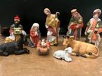 Mooie vintage kerststal figuren, Diversen, Kerst, Ophalen of Verzenden, Gebruikt