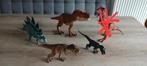 Jurassic park world dino carnotaurus t-rex stegosaurus, Ophalen of Verzenden, Gebruikt