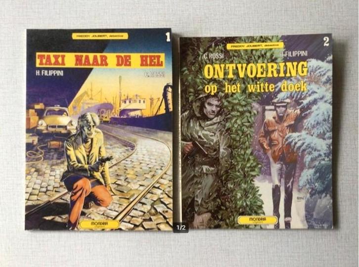 H. Filippini - FREDDY JOUBERT - (deel 1 & 2) Mondria, Boeken, Stripboeken, Zo goed als nieuw, Meerdere stripboeken, Ophalen of Verzenden
