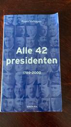 Alle 42 presidenten 1789-2000 - Frans Verhagen, Ophalen of Verzenden