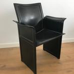 1 Matteo Grassi MatteoGrassi Korium design stoel leer, Ophalen, Gebruikt, Zwart, Leer