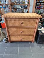 Rotan ladenkastje, Ophalen, 2j.brabant@gmail.com, 50 tot 100 cm, 3 of 4 laden