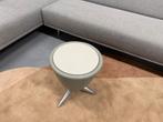 Leolux TamTam Bijzettafel Groen leer Design Tafel Tam Tam, Huis en Inrichting, Minder dan 55 cm, Leolux, Rond, Nieuw