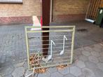 Ijzeren poort hekwerk, Tuin en Terras, Ophalen, Met poort, Gebruikt, Sierhekwerk