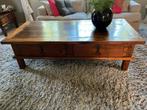 Frand eiken salontafel, Huis en Inrichting, Tafels | Salontafels, Ophalen, Gebruikt, 50 tot 100 cm, 150 tot 200 cm