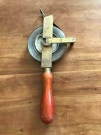 Vintage/antiek meetlint/landmeter messing 20 meter, Ophalen of Verzenden, Koper