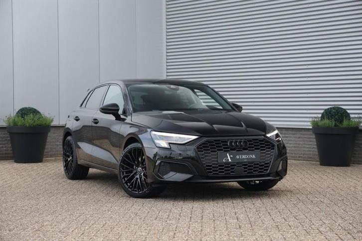 Audi A3 Sportback 30TFSI Black Edition Aut. NAP/Trekh/Sports, Auto's, Audi, Bedrijf, A3, ABS, Airbags, Airconditioning, Android Auto