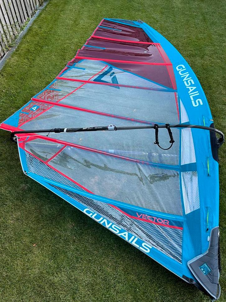 Gunsails Vector 8.6 Zeil, Watersport en Boten, Windsurfen, Zo goed als nieuw, Zeil, Met draagtas, 7 m² of meer, Ophalen