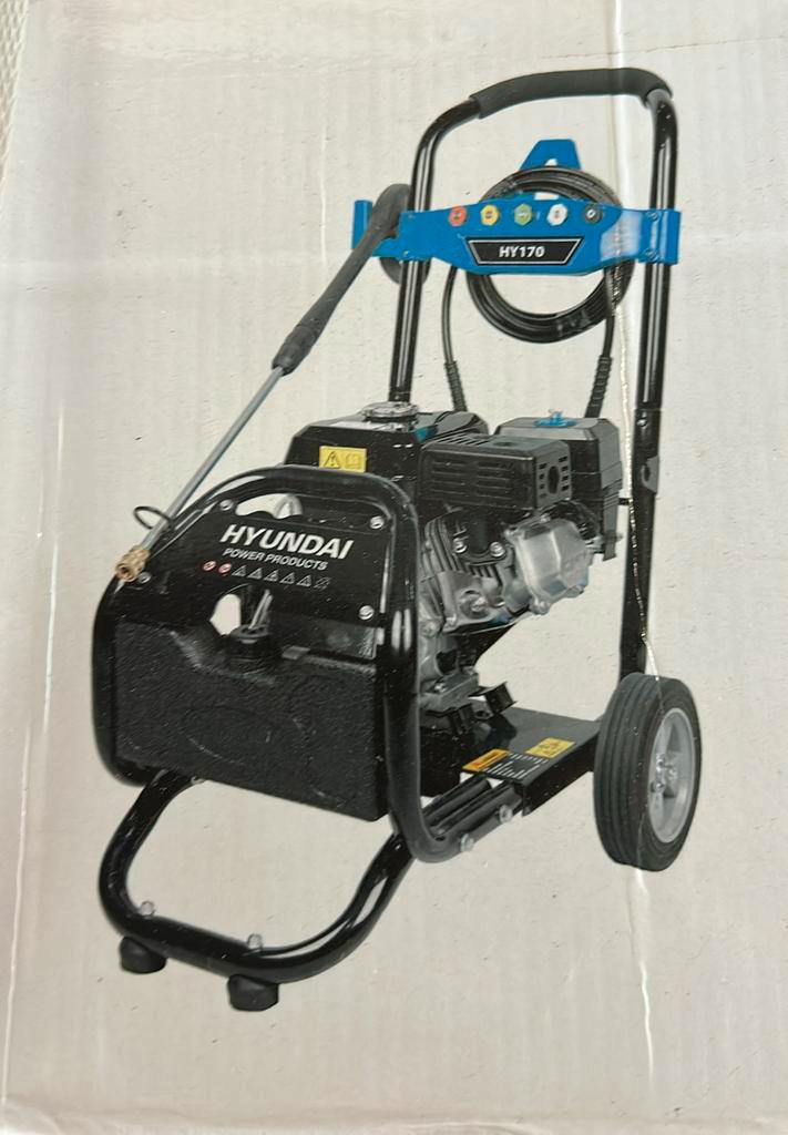 Hyundai Hogedrukreiniger 57530FF-HY170 - Nieuw in doos!, Tuin en Terras, Hogedrukreinigers, Nieuw, Benzine, Ophalen