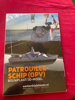 Bouwplaat Patrouilleschip (OPV) - Modelbouw, Ophalen of Verzenden, Zo goed als nieuw, Overige onderwerpen