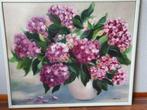 Schilderij Hortensia's paars roze - Meta Thepass, Ophalen