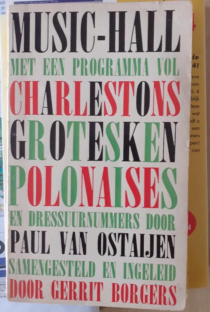 Paul van Ostaijen - Music Hall, Boeken, Gedichten en Poëzie, Gelezen, Eén auteur, Ophalen of Verzenden