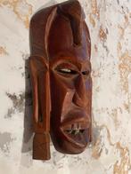 Afrikaans Houten Masker - 35 cm, Antiek en Kunst, Kunst | Niet-Westerse kunst, Ophalen of Verzenden