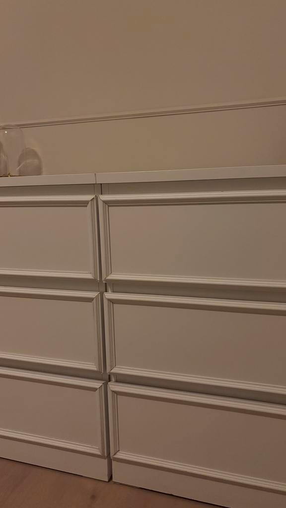 Ikea Malm kast 80x78, Huis en Inrichting, Kasten | Dressoirs, Gebruikt, 50 tot 100 cm, 25 tot 50 cm, Met lade(s), Kunststof, Ophalen