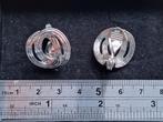 Vintage oorbellen (Monet), Ophalen of Verzenden, Gebruikt, Zilver, Overige materialen