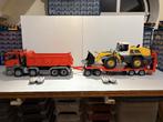 LEGO MOC MAN  Dumper met Liebherr shovel en lowloader, Ophalen of Verzenden, Zo goed als nieuw, Complete set, Lego