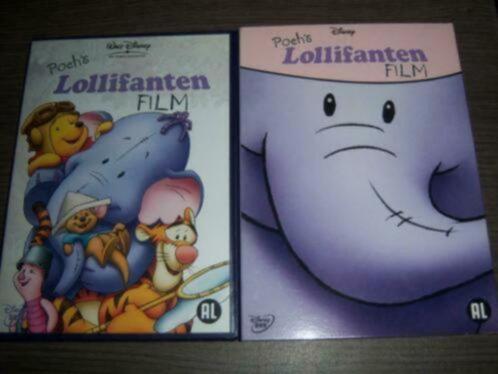 Disney Poeh's Lollifanten Film met schuifhoes in nieuwstaat, Cd's en Dvd's, Dvd's | Tekenfilms en Animatie, Zo goed als nieuw