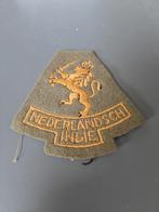 Mouwleeuw KNIL Nederlandsch Indië, Ophalen of Verzenden, Landmacht, Azië, Embleem of Badge