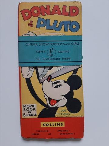 Disney Donald Duck & Pluto Collins Movie book Engeland 1939 beschikbaar voor biedingen