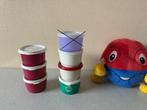 6 Z.G.A.N. snack cups kleine bakjes van TUPPERWARE, Ophalen of Verzenden, Zo goed als nieuw, Rood, Bak of Kom