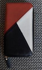 Leren dames portemonnee + pasjes, Sieraden, Tassen en Uiterlijk, Portemonnees, Ophalen of Verzenden, Zo goed als nieuw, Zwart