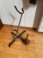 Stander voor saxofoon en trompet, Ophalen of Verzenden, Zo goed als nieuw, Instrumentstandaard, Klarinet