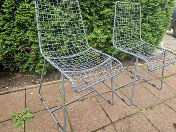 2 stuks draadstoel, tuinstoel, nieuw,   beschikbaar voor biedingen