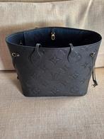 Louis Vuitton Neverfull MM Zwart met logo., Sieraden, Tassen en Uiterlijk, Tassen | Damestassen, Ophalen, Nieuw, Zwart
