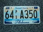 Kentekenplaat licenseplate Alabama Sweet Home Alabama 1 USA, Verzenden, Gebruikt, Auto's