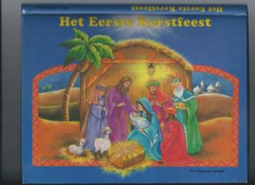 Pop-up boek: Het eerste kerstfeest (1E DRUK 1990) beschikbaar voor biedingen