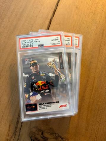 Max Verstappen 2021 Formule 1 F1 FIA World Champions PSA 10 beschikbaar voor biedingen