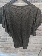 Zwart gouden glitter top Maat m hh, Maat 38/40 (M), Zwart, Vila, Onbekend