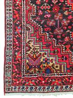 Handgeknoopt Perzisch wol Hamadan tapijt neon 134x216cm, Persian, Gebruikt, 100 tot 150 cm, Onbekend