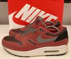 Nike Air Max 1 Leather ‘Burgundy’ mt. 44, Ophalen of Verzenden, Zo goed als nieuw, Sneakers of Gympen, Nike