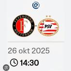 Feyenoord -PSV, Tickets en Kaartjes, Twee personen