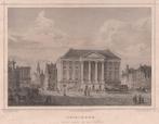 Groningen De Groote Markt en het Stadhuis Terwen 1858, Antiek en Kunst, Ophalen of Verzenden