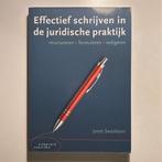 Effectief schrijven in de juridische praktijk - Druk 2, Verzenden, Zo goed als nieuw, HBO