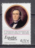 Spanje Postzegel Geboortedag J Bravo Murillio Uitgave 2003, Ophalen of Verzenden