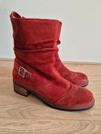 Sch93 - Rode Wolky enkellaarzen maat 40 (1), Kleding | Dames, Schoenen, Verzenden, Zo goed als nieuw, Rood