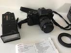 PENTAX P30 Analoge Camera met microlens, flitser en zonnekap, Ophalen of Verzenden, Zo goed als nieuw, Spiegelreflex, Pentax