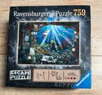 Ravensburger Escape puzzel 759 stukjes In de Onderzeeër, Hobby en Vrije tijd, Denksport en Puzzels, Ophalen of Verzenden, Zo goed als nieuw