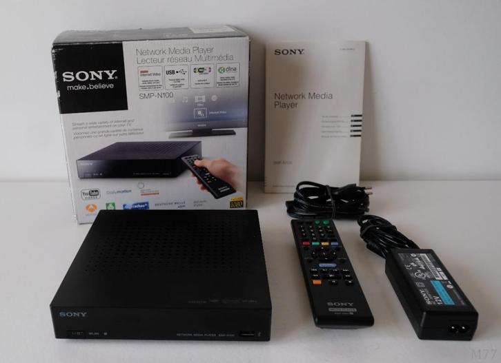 Sony SMP-N100 Network Media Player (Nieuw), Audio, Tv en Foto, Mediaspelers, Nieuw, Zonder harde schijf, HDMI, USB 2.0, Optische audio