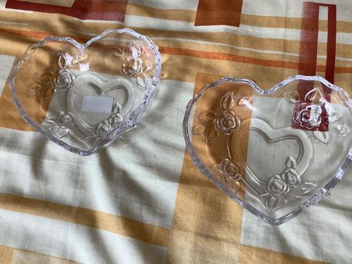 2 vintage, kristallen schaaltjes., Antiek en Kunst, Antiek | Glas en Kristal, Ophalen of Verzenden