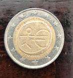 Zeldzame 2 euromunt 10 jaar - Economisch Monetaire Unie EMU, Ophalen of Verzenden, 2 euro