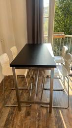 Bartafel + krukken IKEA Utby/Glenn, Huis en Inrichting, Barren, Ophalen, Zo goed als nieuw
