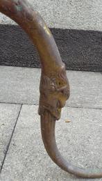 Om 1900 GROTE 124 CM. Brons Bronzen Kandelaar Kerk Klooster, Antiek en Kunst, Antiek | Religie, Ophalen