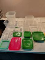 Set plastic bewaarbakjes, Ophalen of Verzenden, Gebruikt
